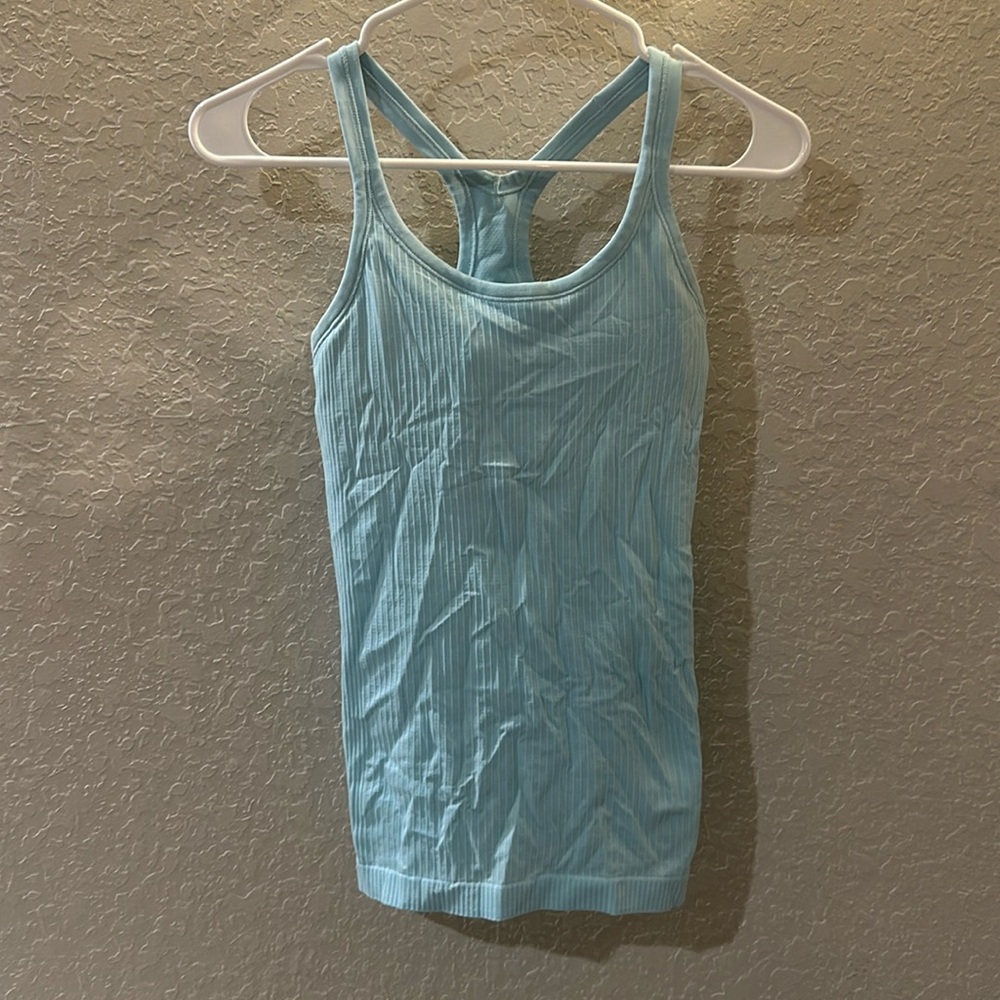 Lululemon Ebb to Street Tank Top Icing Blue